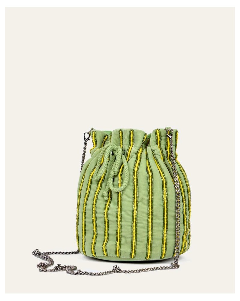 Bolso Cubo Cordón Verde