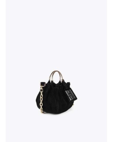 Bolso Pequeño Plisado Negro