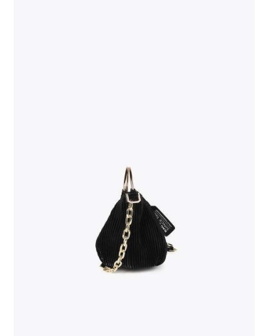 Bolso Pequeño Plisado Negro