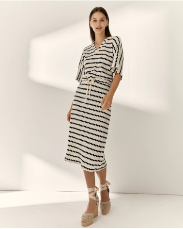 Vestido Jacquard