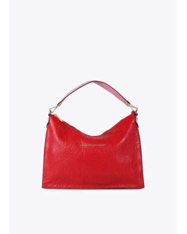 Bolso Bandolera Bicolor Rosa y Rojo