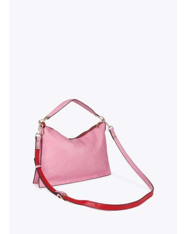 Bolso Bandolera Bicolor Rosa y Rojo