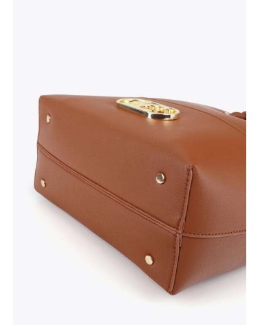 Bolso Nudos Asa Marrón