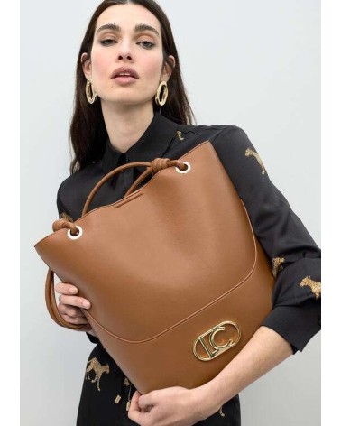 Bolso Nudos Asa Marrón