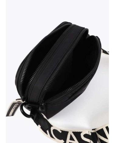Bolso Bandolera Nylon Negro
