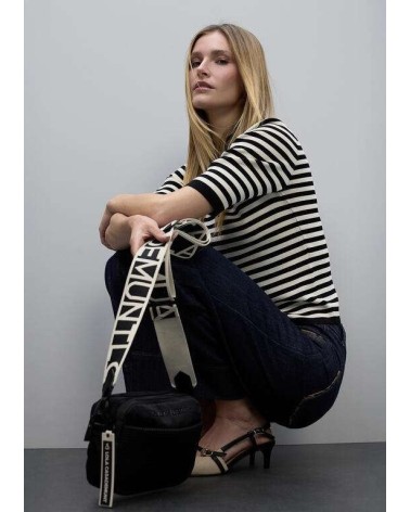 Bolso Bandolera Nylon Negro