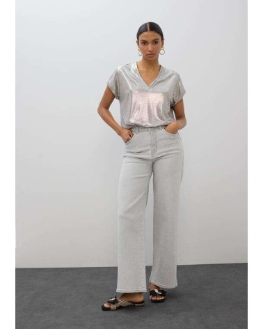 Pantalones Gris Strass