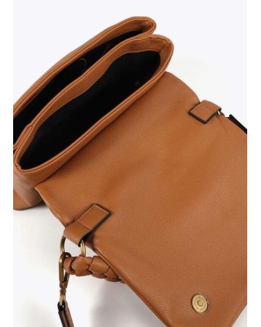 Bolso Bandolera Camel Solapa