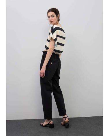 Jogger Negros Con Cremalleras