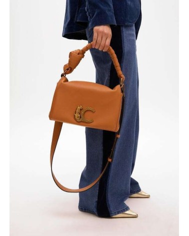 Bolso Bandolera Camel Solapa