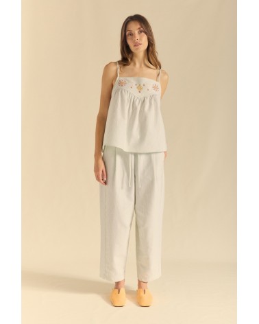 Pantalón Barrel Rayas