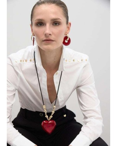 Collar Largo Corazón
