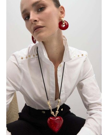 Collar Largo Corazón
