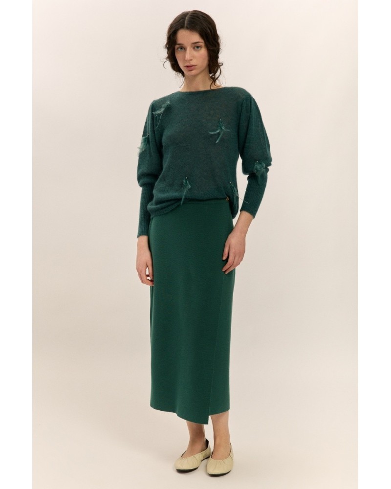 Falda Wrap Asimétrica