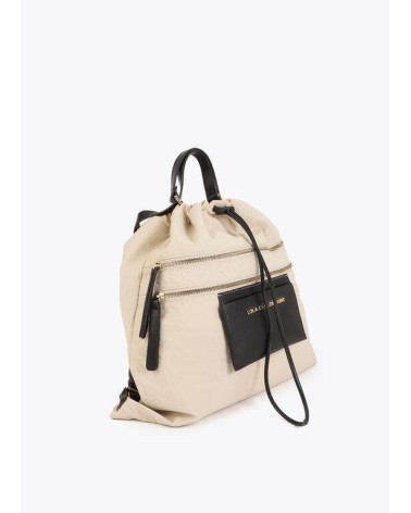 Mochila Nylon Beige
