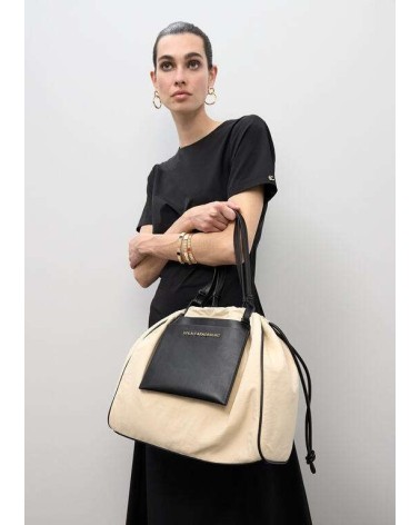 Bolso Shopper Nylon Beige