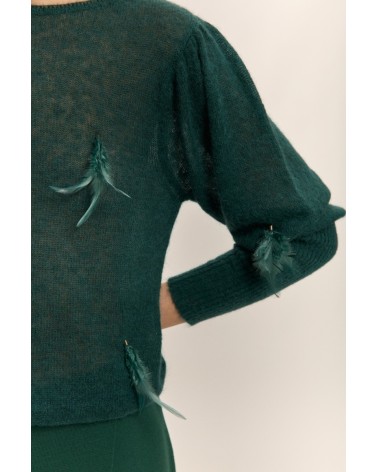 Jersey Hiedra Con Plumas