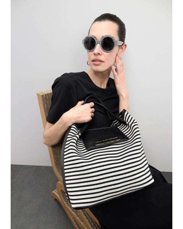 Bolso Shopper Rayas