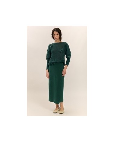 Jersey Hiedra Con Plumas