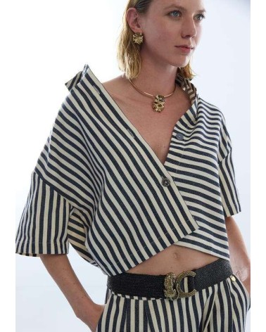 Cinturón Negro Rafia Elástico