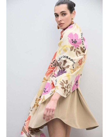 Foulard Estampada Floral