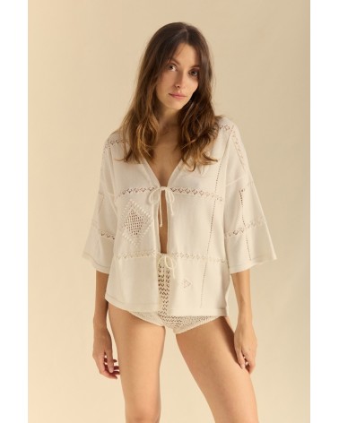 Chaqueta Blanca Polilla