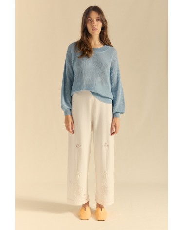 Pantalón Blanco Polilla