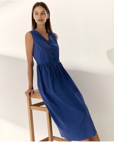 Vestido Midi Lola Azul