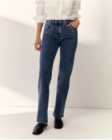 Vaquero Recto Apliques