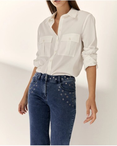 Vaquero Recto Apliques