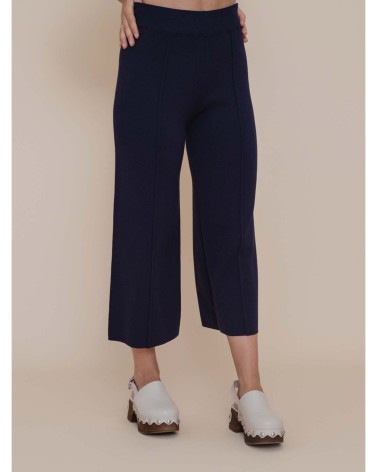 Pantalón Básico Crop Marino