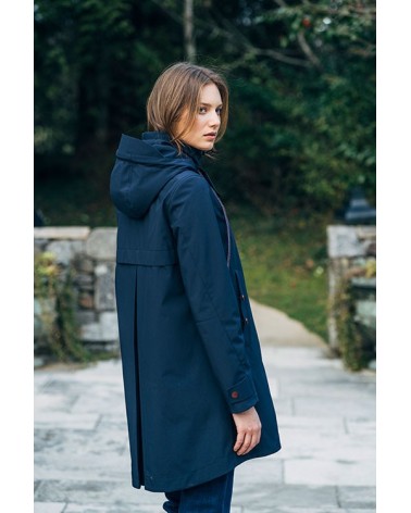 Parka Marino Con Capucha