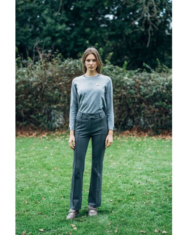 Pantalón Gris Nervio Central