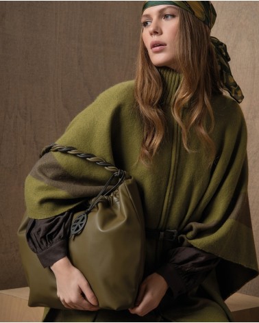 Bolso De Hombro Kaki