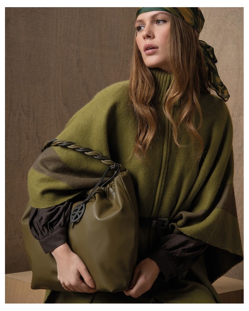 Bolso De Hombro Kaki