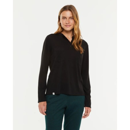 Camiseta Negra Botones