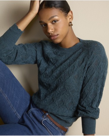 Jersey Tricot Petróleo