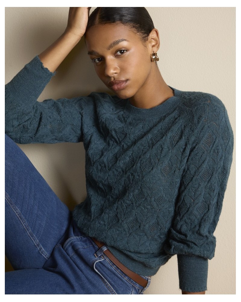 Jersey Tricot Petróleo