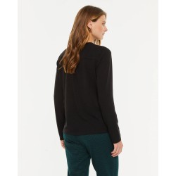 Camiseta Negra Botones