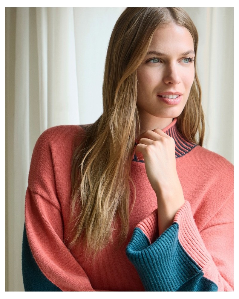 Jersey Bicolor Salmón Perkins