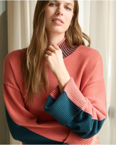 Jersey Bicolor Salmón Perkins