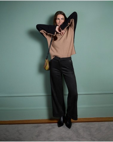 Jersey Bicolor Beige Perkins