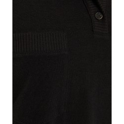 Camiseta Negra Botones