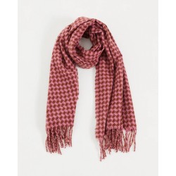 Bufanda Cuadros Rosados