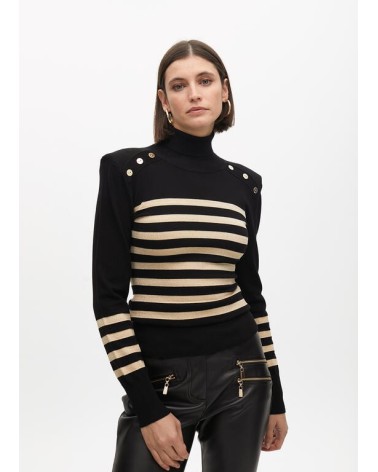 Jersey Rayas Cuello Alto