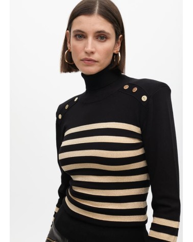 Jersey Rayas Cuello Alto