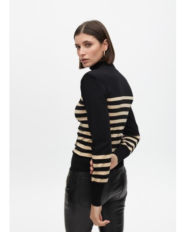 Jersey Rayas Cuello Alto