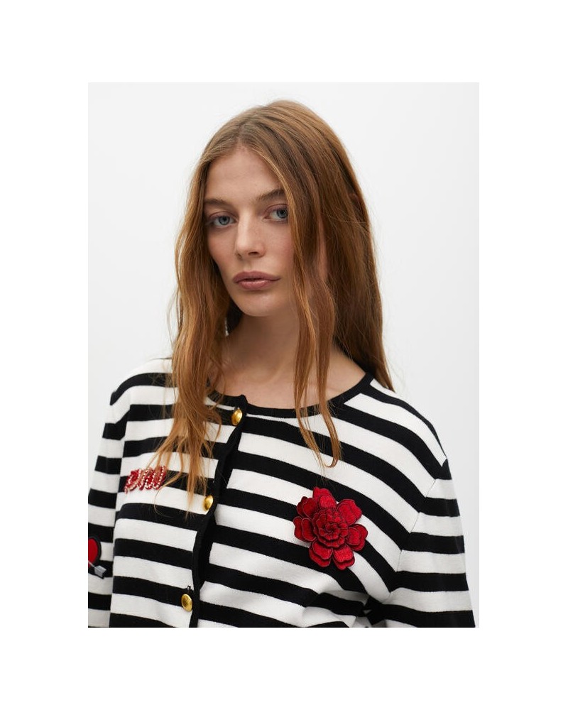 Chaqueta Rayas y Parches