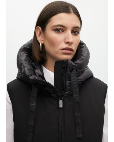 Chaleco Plumas Doble Tejido