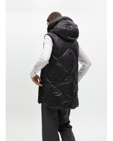 Chaleco Plumas Doble Tejido